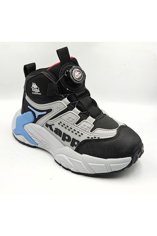 Kappa Kp-4073f Gri Siyah Makara Bağcıklı Outdoor Su Geçirmez Erkek Çocuk Spor Bot