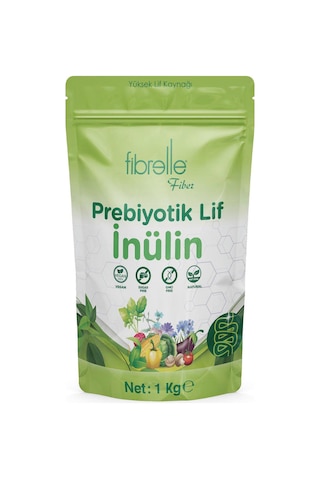 Fibrelle İnülin Prebiyotik Lif Hindibağ 1 KG