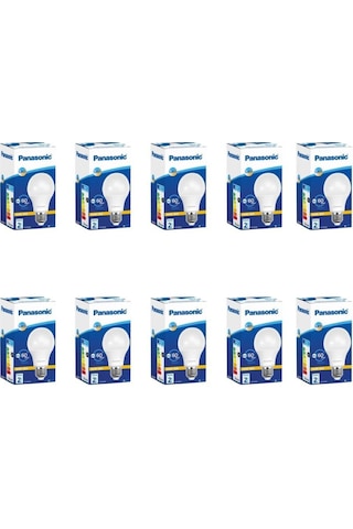 Panasonic 8,5W-60 W 10'Lu Eko Paket 2700 Kelvin Sarı Işık