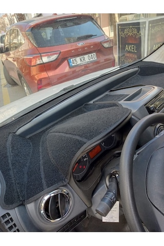 2012-2020 Modellerine Uygun Fiat Fiorino Torpido Koruma Halısı Siyah Kenar Renk Siyah