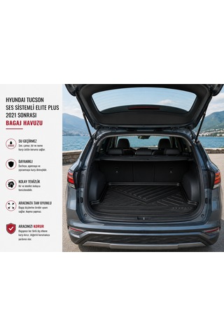 Hyundai Tucson 2021 Sonrası Elite Plus Ses Sistemli Bagaj Havuzu