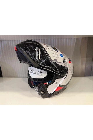 Kask Mt Atom 2 Highlands A7 Mavi/beyaz/siyah