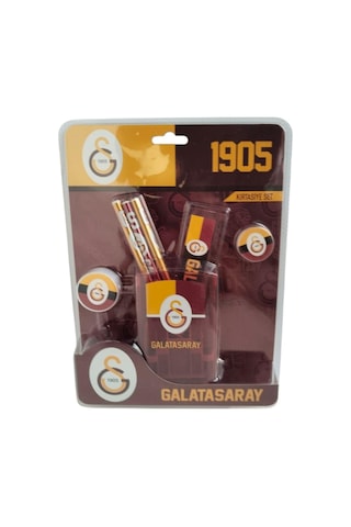 Galatasaray Kırtasiye Seti 7 Parça Çok Renkli