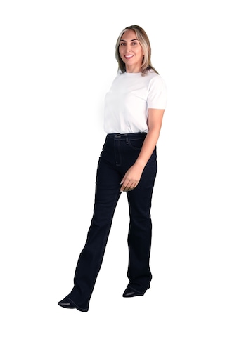 Kadın Geniş Paça Kot Pantolon 001