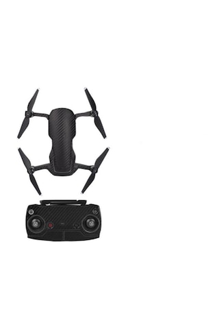 DJI Mavic Air için Siyah Karbon Grain Su Geçirmez Pvc Cilt Çıkart