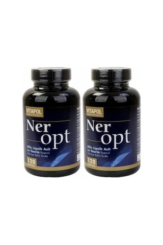 Vitapol Ner Opt Neuro Optimizer Alfa Lipoik Asit Taurin 2 x 120 Kapsül