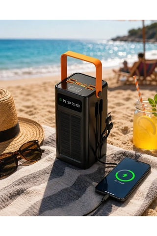 80.000 Güneş Enerjili Powerbank Standart