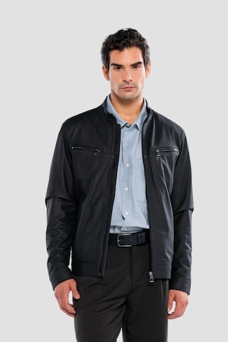 Tamer Tanca Erkek Hakiki Deri Siyah Deri Mont 571 Smr 768 Erk Dr Mont Sk25/26 Sıyah Tafta Siyah Siyah