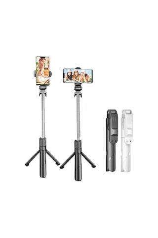Cbtx Xt02p Mini Bluetooth Canlı Tripod Selfie Stick Beyaz