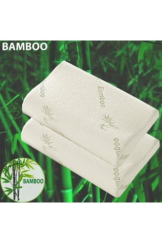 Heyner Visco Boyun Destek Yastığı Bamboo Yastık 40x60 2'li Paket