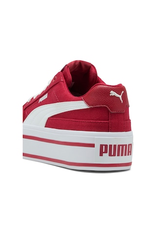 Puma Court Classıc Vulc Platform Kadın Ayakkabı 402329 04 Kırmızı