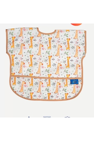 Candar Forest Kolsuz Sıvı Geçirmez Aktivite Ve Mama Önlüğü 6-24 Ay Standart Çok Renkli