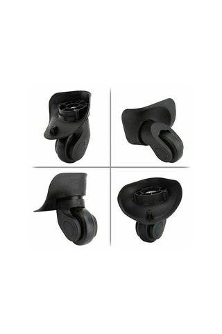 Hfambition Sessiz Pp+pet Tekerlekler, 2 Adet, 300 Gr, 10.6x10.4x9 Cm, Valiz/seyahat Çantası Tekerlek Aksesuarı -
