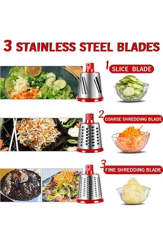 Novahub Beyaz Myvıt Mandoline Kesici, Çok Fonksiyonlu Yuvarlak Dilimleme Mutfak Aleti, Peynir Ve Fıstık İçin, Küçük Ve Pratik Beyaz