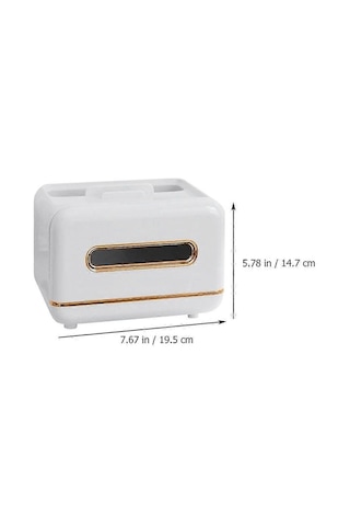 Ev Tipi Mendil Kutusu Çok Fonksiyonlu Mendil Kutusu Kullanışlı Saklama Kutusu Mendil Aksesuarı