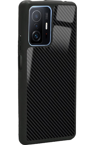 Xiaomi Mi 11t Pro Carbon Tasarımlı Glossy Telefon Kılıfı Çok Renkli