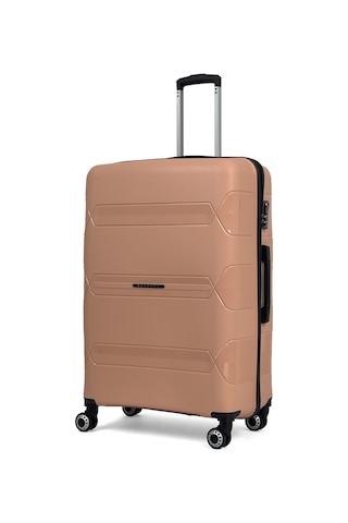 Lucas Polipropilen Kırılmaz Valiz, Büyük Boy Pudra