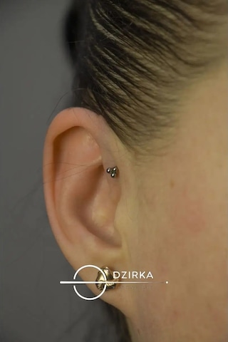 Dzirka Titanyum Labret Küpe Kulak Burun Dudak Piercing 144291939 Gri