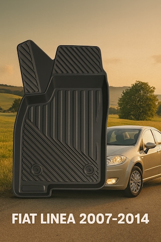 Fiat Linea 2004-2017 Uyumlu 3d Oto Paspas Premium
