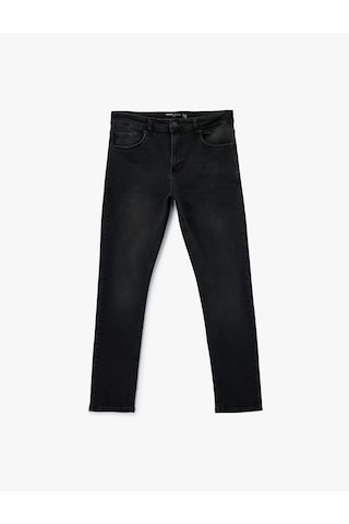 Koton Normal Bel Slim Fit Jean Pantolon - Brad Jean Siyah 6wam40003ıd Siyah