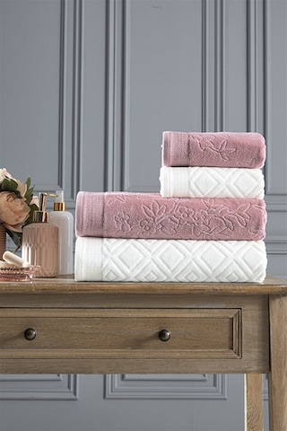 Özdilek Pastoral Best Set Hamam Takımı R.amatise-krem