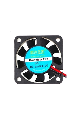 50x50x10 mm. 12V DC Sessiz Fırçasız Motor 3D Printer Kare FAN