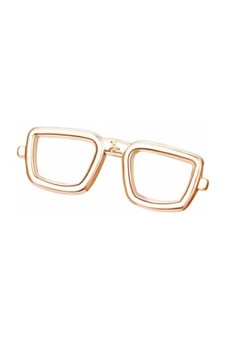 Olfil Mini Broş-gözlük Minimalist Tarz 272153214 Altın Rengi