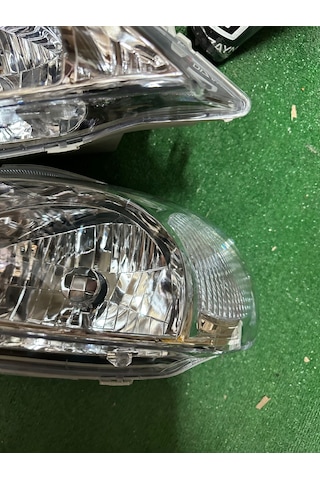 Kia Rio Sağ Sol Far Lambası 2001-2003 siyah