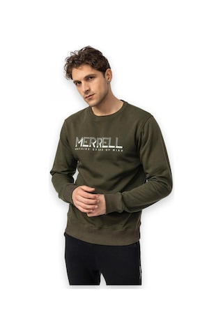 Merrell M25smithm Outdoot Sweat Haki Erkek Sweatshirt Haki