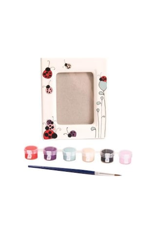 Bu-bu Porselen Boyama Çerçeve Uğurböceği