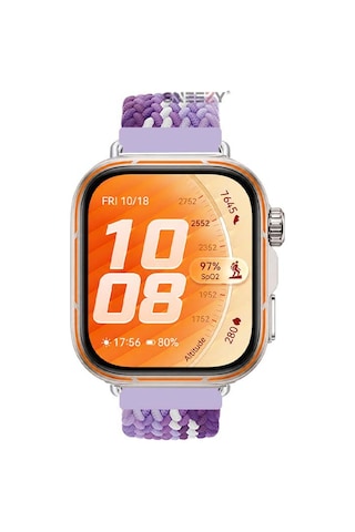 Huawei Watch Fit 5 Pro İle Uyumlu Metal Klipsli Solo Fiberlink Yumuşak Kumaş Örgü Kordon