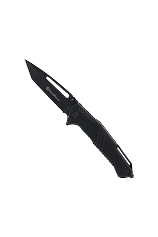 Smith Wesson Extreme Ops Tanto Black Linerlock Glass Breaker Taktik Kamp Çakı 1205907 Siyah