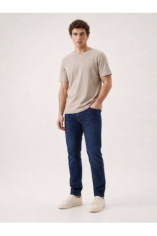LOFT Regular Fit Erkek Tshirt K.kol Lf2042154 Q1.v1 Bej