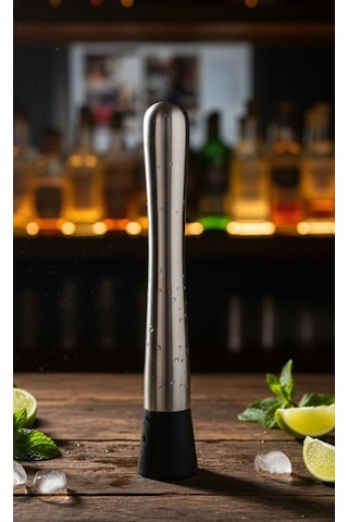 Premium Metal Kokteyl Ezici Bar Tokmağı Renkli