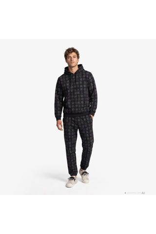 Unıted4 Regular Fit Erkek Siyah Sweatshirt Declanust 2800282