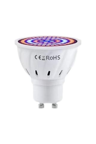 Samdoo Bitki Büyüme Lambası - 80 Led Kırmızı+mavi Tam Spektrum Gu10 Hidroponik Çiçek Sebze Yetiştirme Diğer