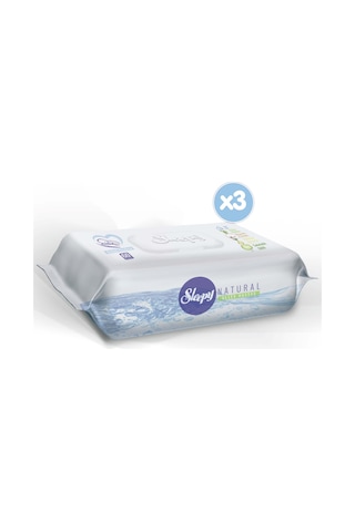 Sleepy Natural Bebek Havlusu 3 x 60'lı 180 Yaprak