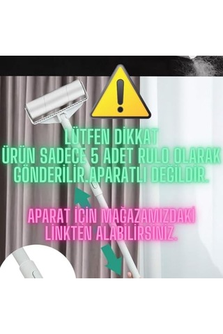 Toplayıcı Rulo 60 Lı 5 Adet Yedek Hediye Çok Renkli