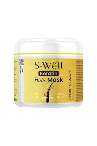 S-well Keratin Hair Mask Yoğunlaştırılmış Saç Bakım Kremi