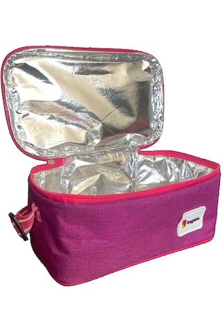 Termoslu Beslenme Çantası Mor Mor - Pembe