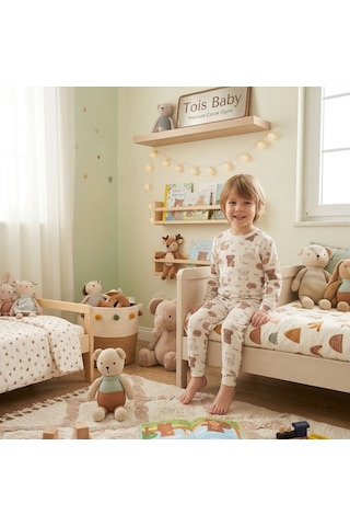 Tois Baby Erkek Çocuk Pijama Takımı Beyaz