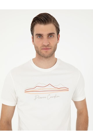 Pierre Cardin Erkek Beyaz Tişört 50293165-vr013 Beyaz