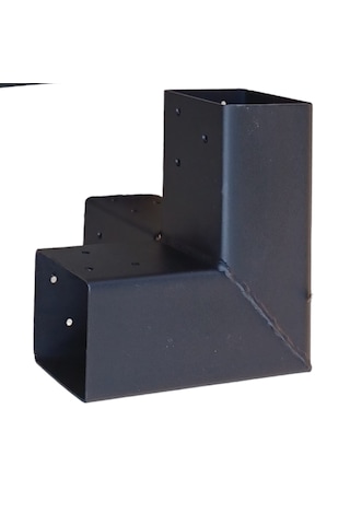 Pergola Demir Bağlantı 8x8cm Çardak Kamelya Köşe 90