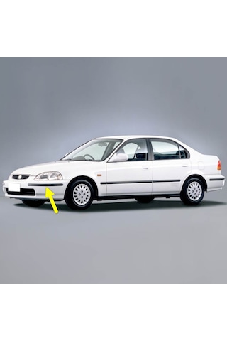 Honda Civic 1996-2000 Sol Ön Tampon Köşe Bandı Çıtası Kuşağı