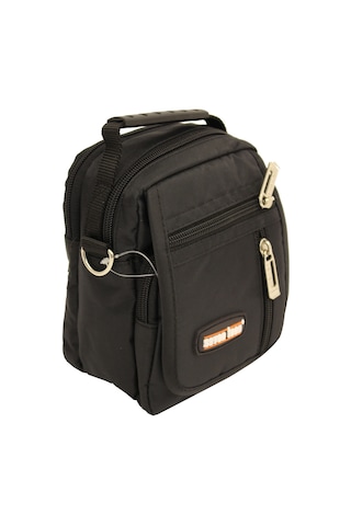 Seventeen 3450 Polyester Kumaş, Omuz Askılı, Kulplu, Erkek Portföy Çanta Siyah