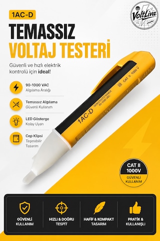 1ac-d Temassız Voltaj Dedektörü