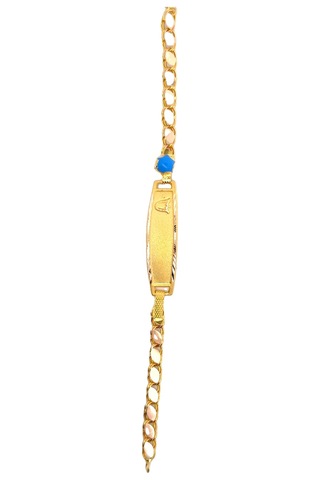 Cigold Taşlı Çocuk Bileklik 14 Ayar Altın 1.88 Gr Oa-c11203029257 Renkli Çok Renkli