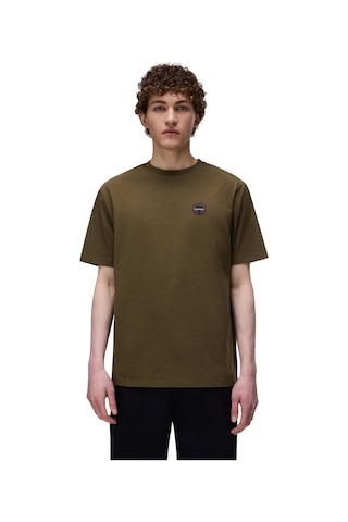 P0a8949g3a1-r Napapijri S-badge Ss 1 Erkek T-shirt Yeşil P0a8949g3a1-r Yeşil