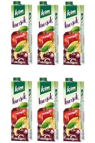 İçim Meyve Suyu Karışık 1 Lt X 6 Adet