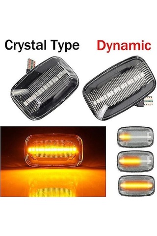 Artfulabode Yan Toyota Serisi Led Araç Lambası İşaret İçin Geeroyoo Cruiser 80 70 2 100 Sf